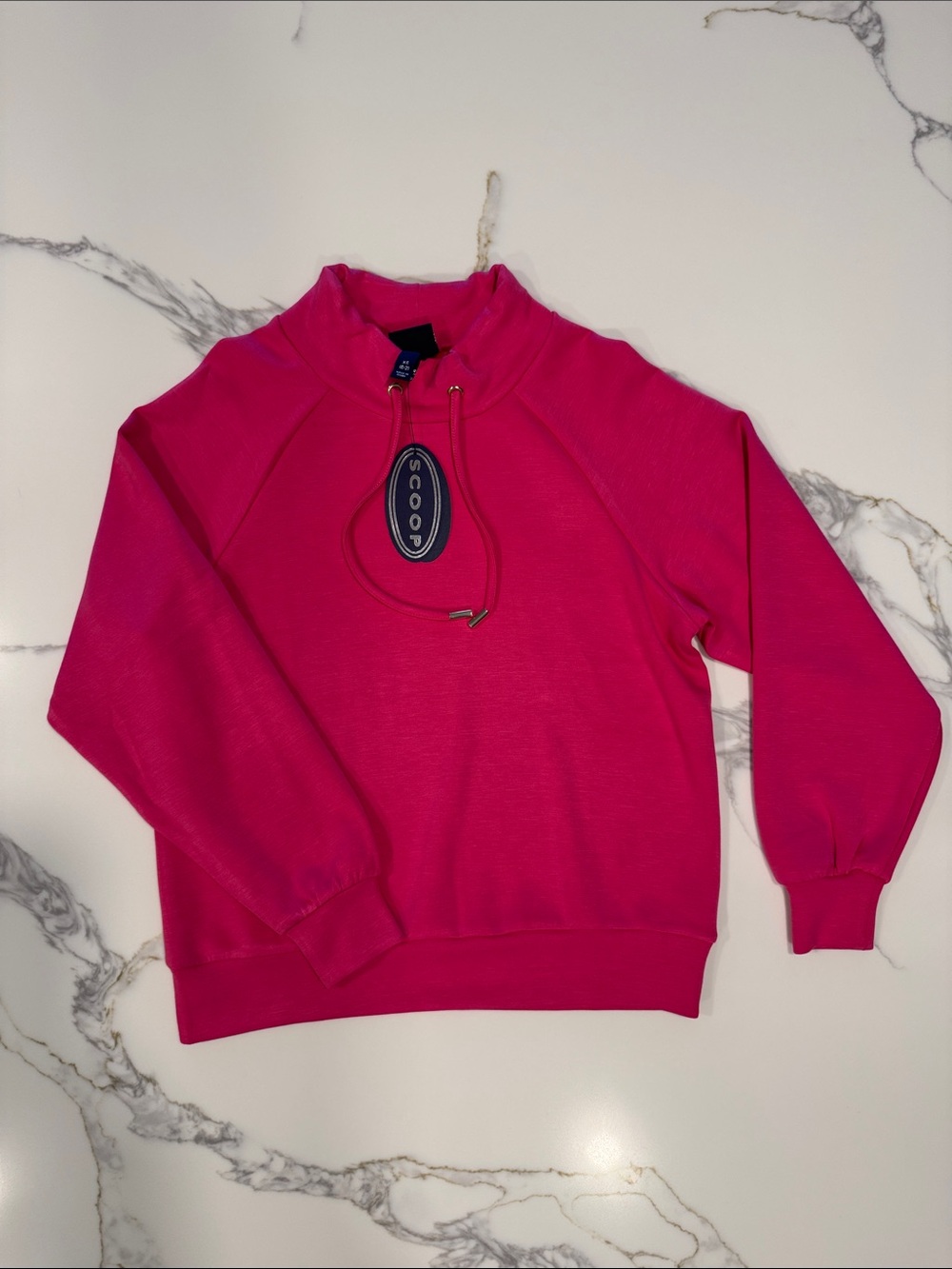 Scoop Women's Pink Pullover Hoodie